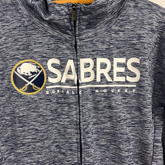 Women’s NHL Buffalo Sabres Zip Hoodie with thumb holes - Picture 2 of 7